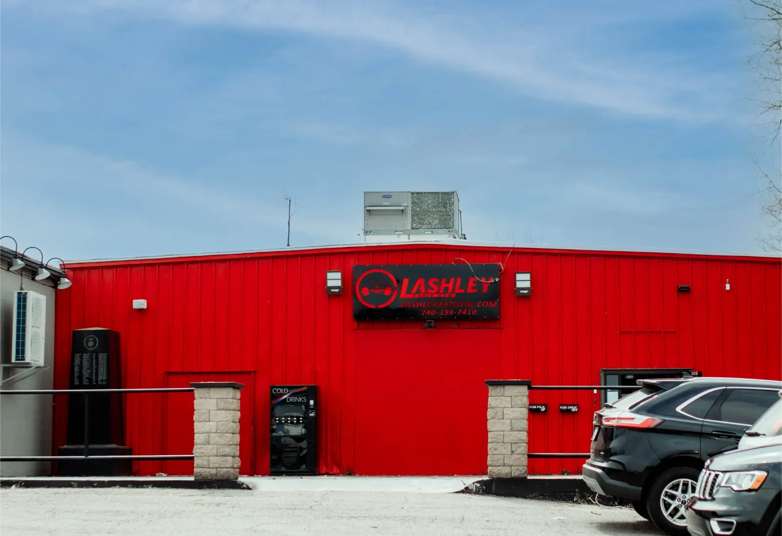 The front of the Lashley Training Center building on Parrott Street, Mt. Vernon